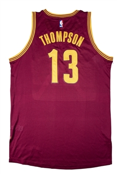 2014-2017 Tristan Thompson Game Used Cleveland Cavaliers Road Jersey (MEARS A10 & Ballboy LOA)